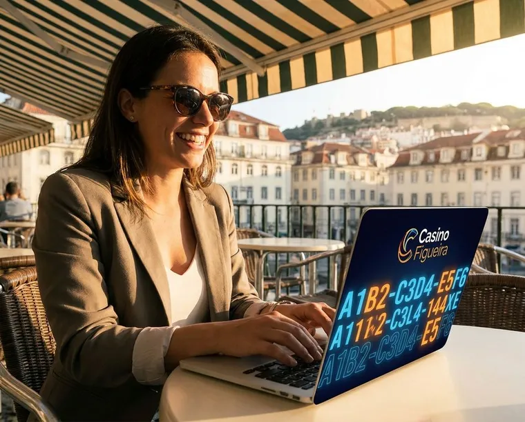 como usar um código promocional: Casino Figueira